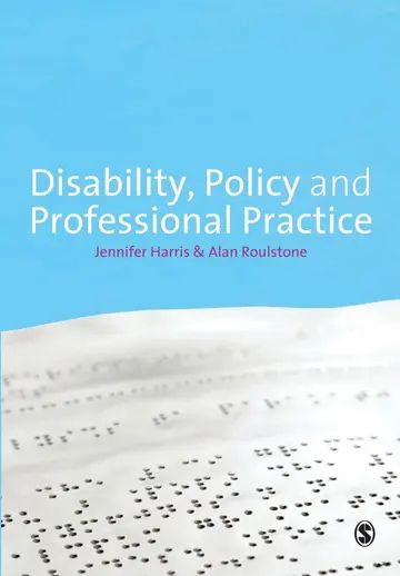 Cover of Disability, Policy and Professional Practice