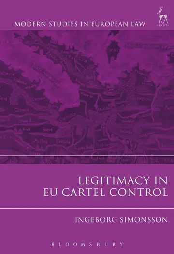 Cover of Legitimacy in EU Cartel Control