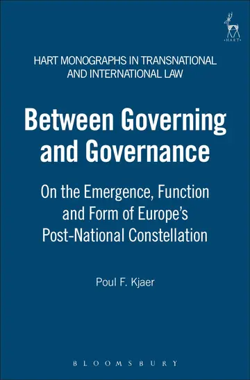 Cover of Between Governing and Governance