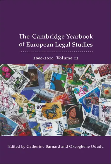 Cover of Cambridge Yearbook of European Legal Studies