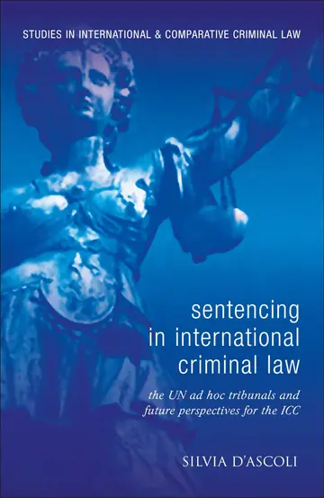 Cover of Sentencing in International Criminal Law