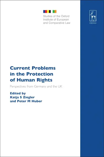 Cover of Current Problems in the Protection of Human Rights