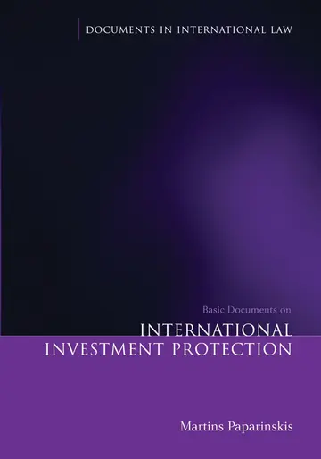 Cover of International Investment Protection