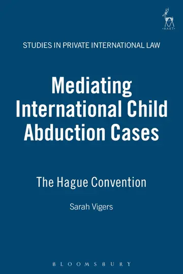 Cover of Mediating International Child Abduction Cases