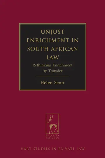 Cover of Unjust Enrichment in South African Law