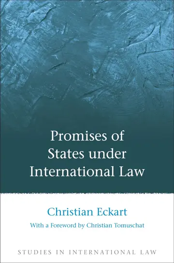 Cover of Promises of States under International Law