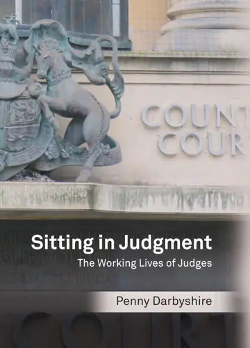 Cover of Sitting in Judgment
