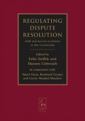Cover of Regulating Dispute Resolution