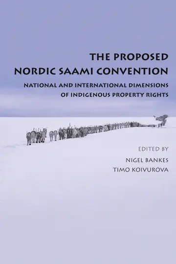 Cover of The Proposed Nordic Saami Convention