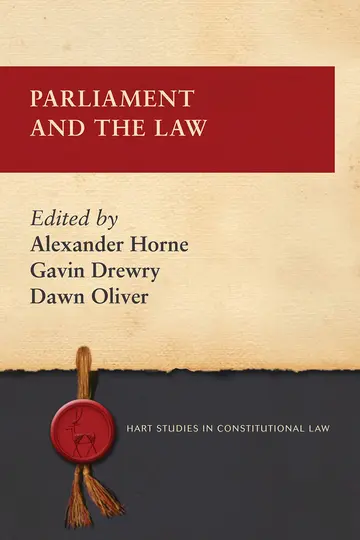 Cover of Parliament and the Law