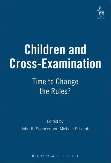 Cover of Children and Cross-Examination