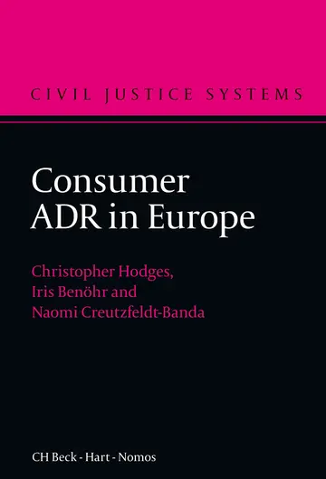 Cover of Consumer ADR in Europe