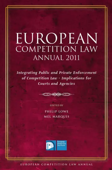 Cover of European Competition Law Annual 2011