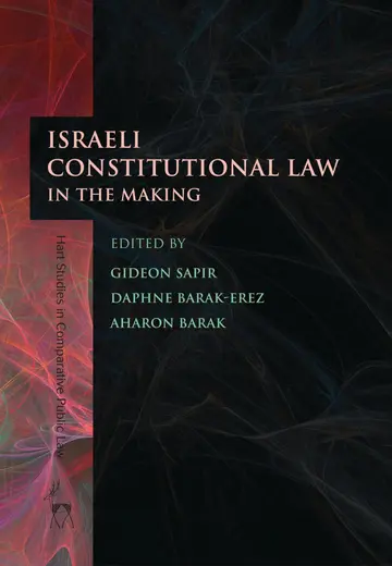Cover of Israeli Constitutional Law in the Making