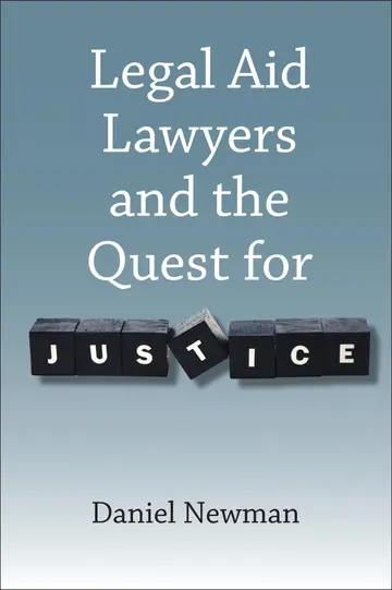 Cover of Legal Aid Lawyers and the Quest for Justice