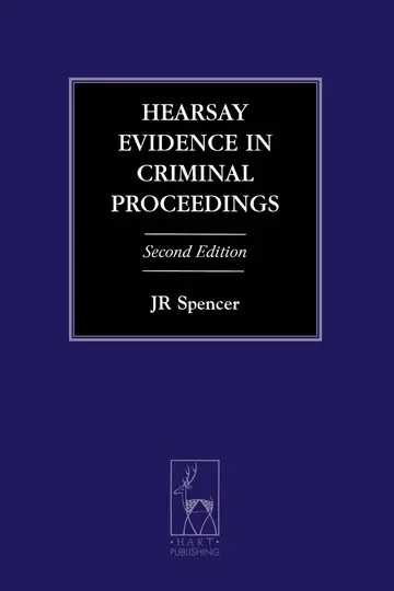 Cover of Hearsay Evidence in Criminal Proceedings