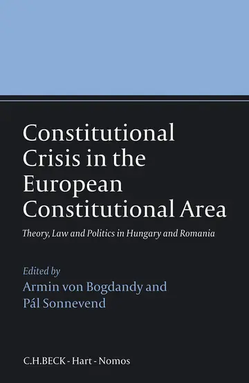Cover of Constitutional Crisis in the European Constitutional Area
