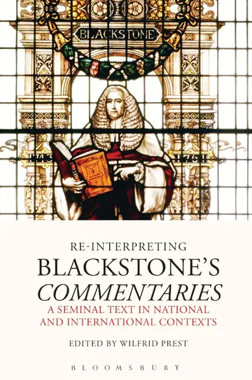 Cover of Re-Interpreting Blackstone's Commentaries