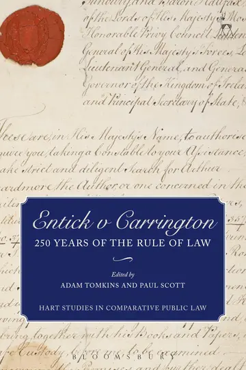 Cover of Entick v Carrington