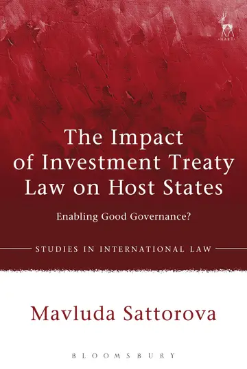 Cover of The Impact of Investment Treaty Law on Host States