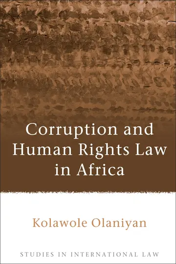 Cover of Corruption and Human Rights Law in Africa