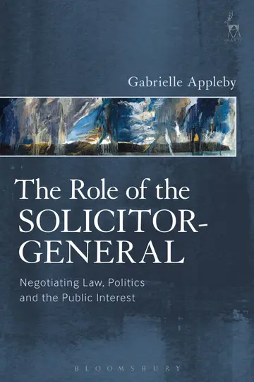 Cover of The Role of the Solicitor-General