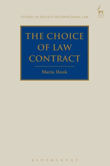 Cover of The Choice of Law Contract
