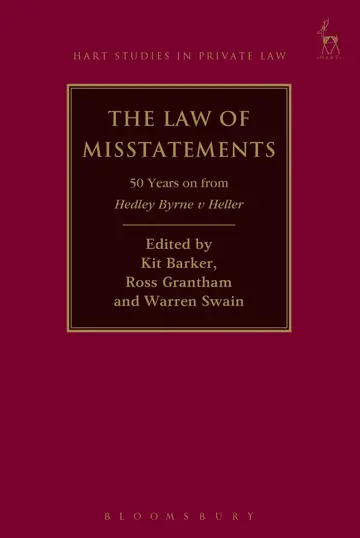 Cover of The Law of Misstatements