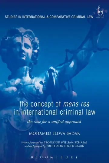 Cover of The Concept of Mens Rea in International Criminal Law