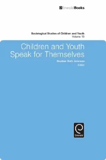Cover of Children and Youth Speak for Themselves