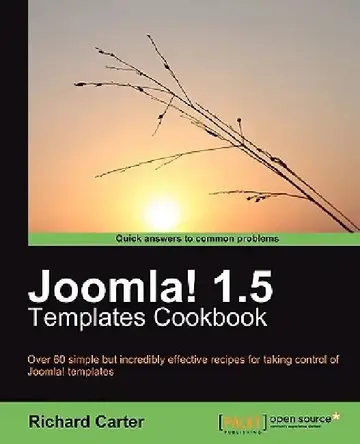 Cover of Joomla! 1.5 Templates Cookbook