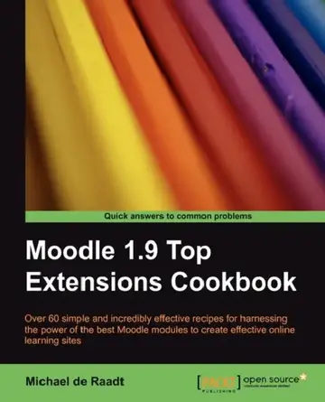 Cover of Moodle 1.9 Top Extensions Cookbook