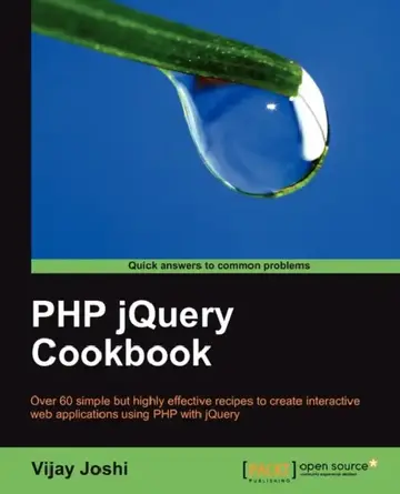 Cover of PHP Jquery Cookbook