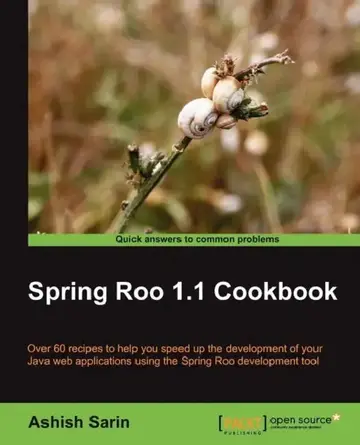 Cover of Spring Roo 1.1 Cookbook