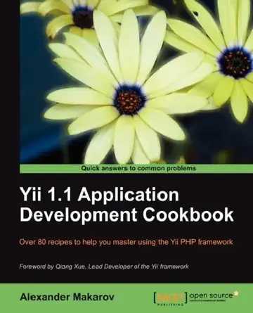 Cover of Yii 1.1 Application Development Cookbook