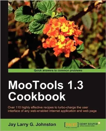 Cover of Mootools 1.3 Cookbook