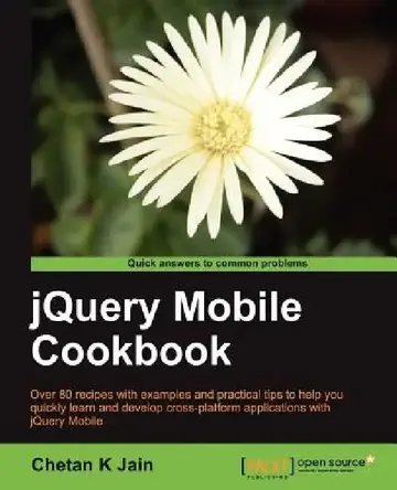 Cover of Jquery Mobile Cookbook