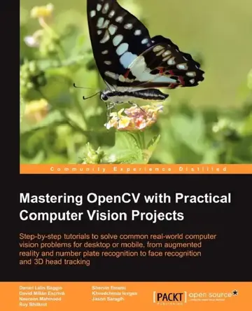 Cover of Mastering Opencv with Practical Computer Vision Projects