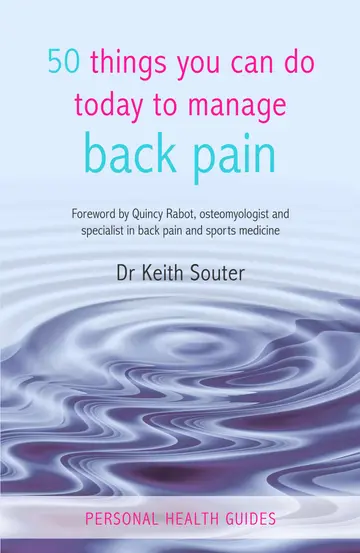 Cover of 50 Things You Can Do Today to Manage Back Pain