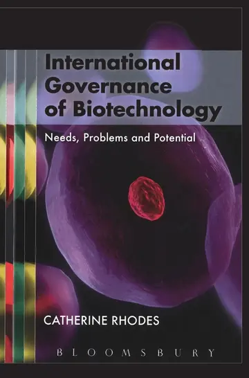 Cover of International Governance of Biotechnology