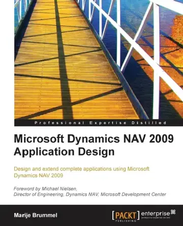 Cover of Microsoft Dynamics Nav 2009 Application Design