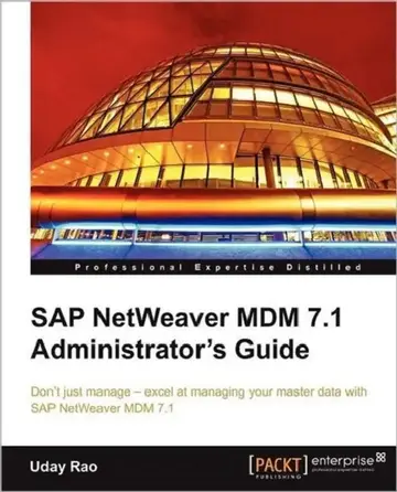 Cover of SAP Netweaver MDM 7.1 Administrator's Guide