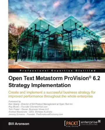 Cover of Open Text Metastorm Provision (R) 6.2 Strategy Implementation