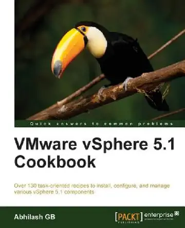 Cover of Vmware Vsphere 5.1 Cookbook