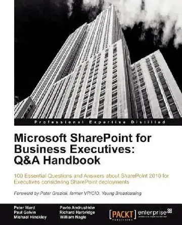 Cover of Microsoft Sharepoint for Business Executives