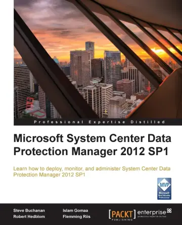 Cover of Microsoft System Center Data Protection Manager 2012 SP1
