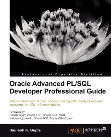 Cover of Oracle Advanced PL/SQL Developer Professional Guide