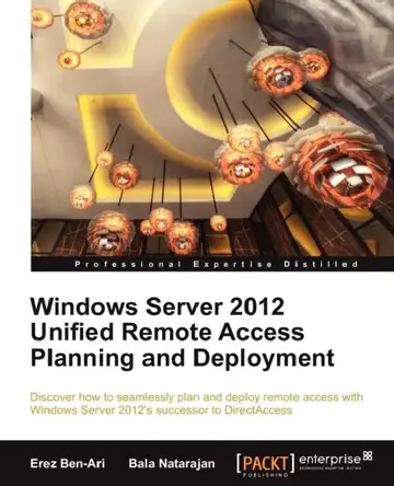 Cover of Windows Server 2012 Unified Remote Access