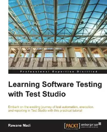 Cover of Learning Software Testing with Test Studio