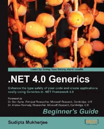 Cover of .Net Generics 4.0 Beginner's Guide